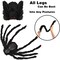 Halloween Spider Decorations, 6 Pcs Realistic Hairy Spiders Set(6 Different Sizes)